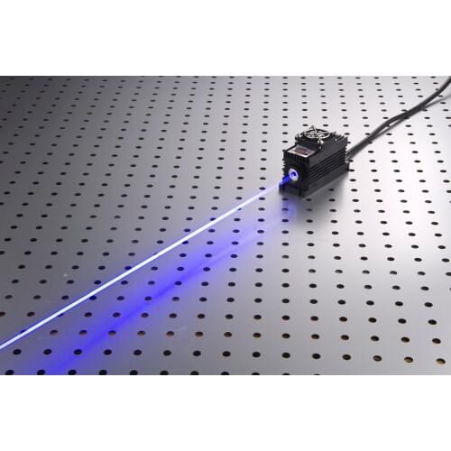 405nm 250mW Focusing Blue Purple Laser Dot Module Diode Fat Beam TTL/Analog 0-30KHZ with TEC Cooling for UV-curable 3D printing