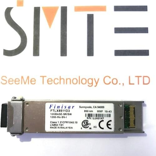 Original Second Hand Finisar FTLX8511D3 850 XFP 10G 300M multimode 10GBASE-SR/SW MMF 12-Mx-SN-I LN#50 7/01 AJB0A15