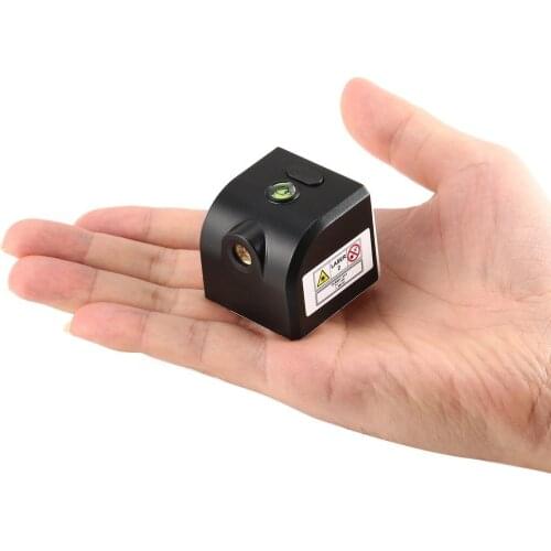 Portable Mini Cross Laser Levels 360 Green Beam Self-Leveling Horizontal and Vertical Cross Right Angle Precise Level Tool