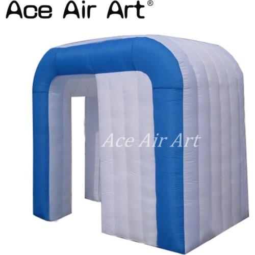 Durable and mini children inflatable photo party cube booth,photo selfie station kiosk for fun and party