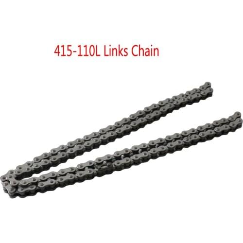 Motorcycle Drive Belt 415-110L Link Chain for 49cc 60cc 66cc 80cc Engine Motorized Bicycle Bike Motorcycle Accessories