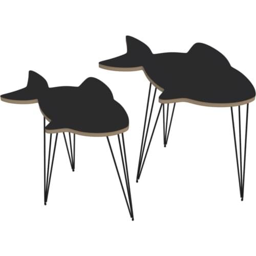 Modern Fish Larose Zigon Coffee table Mdfsyh 2li 45*40*26-40*30*20 coffe table