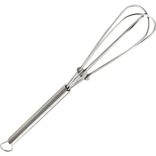 Stainless Steel Wire Whisk Manual Egg Beater Blender Milk Cream Butter Beater Kitchen Cooking Utensils 4 Sizes 13/17/23/28cm
