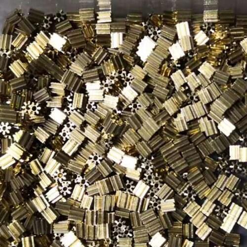 0.5M 7T 0.98MM 1.48MM Copper Model Gear 1MM 1.5MM Hole DIY Model