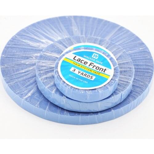 0.8cm Blue Lace Front Wig Tape Double Sided Adhesive Hair Extension Tape For Tape Extension/Toupee/Lace Wig