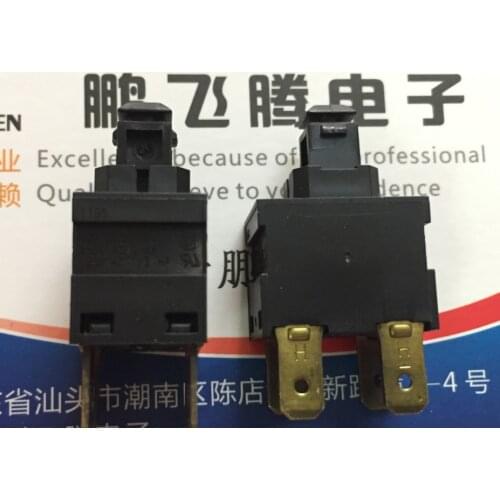 1PCS H8250AAAAB UK square self-locking key switch 4-pin vacuum cleaner/water heater/rice cooker power button