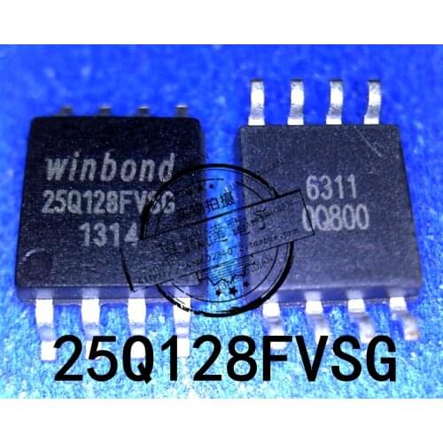 1Pieces New Original W25Q128FVSSIG 25Q128FVSG 3.3V SOP8 In Stock Real Picture