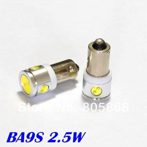10pcs/lot)car led Interior Light Bulbs reading light BA9S 2.5W High Power 4 leds car led LED light,High quality