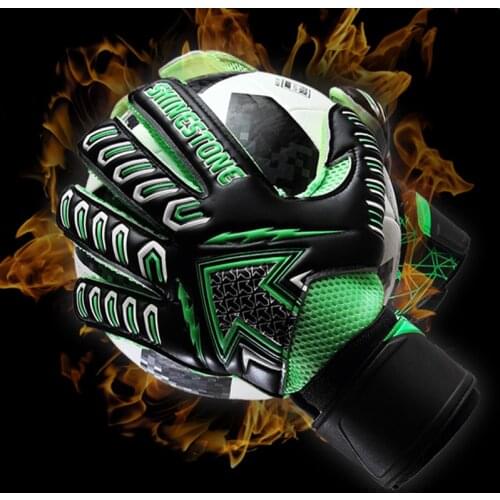 2020 New Non-slip 4mm Full Latex Men Women Professional Soccer Goalkeeper Gloves 5 Finger Save Protection Football Goalie Gloves