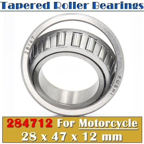 28x47x12 mm 1PC Steering Head Bearing 284712 Tapered Roller Motorcycle Bearings For Column