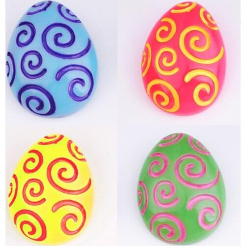 3D Cartoon resin thanksgiving happy easter egg 18mm snap button DIY Jewelry KT567