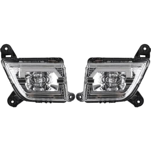 Car Fog Lamp Assembly Daytime LED Fog Light Lamp for Chevrolet Silverado 1500 2019 2020