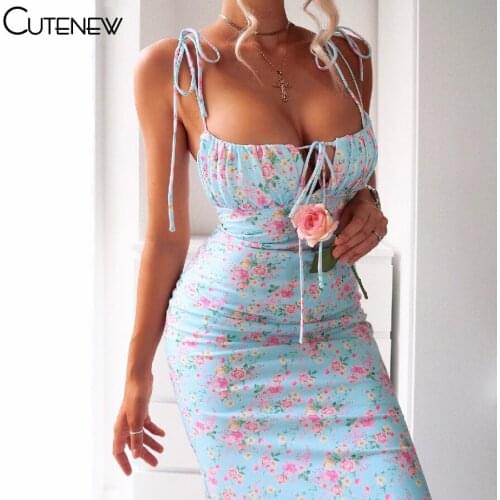 Цветочные летние платья Cutenew China At AliExpress