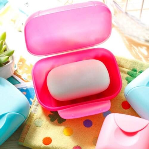 Soap Dish Box Travel Handmade Soap Box Soap Case Dishes Waterproof Leakproof Soap Box With Lock Box Cover
