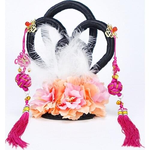 Girls Fairy Hair Cosplay Accessories Ancient Princess Party Cosplay Headdress Dress Up Classic Dance Headwear