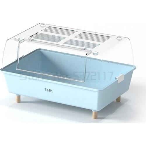Hamster cage acrylic transparent villa folding cage basic cage Golden Bear breeding box crystal cage furniture