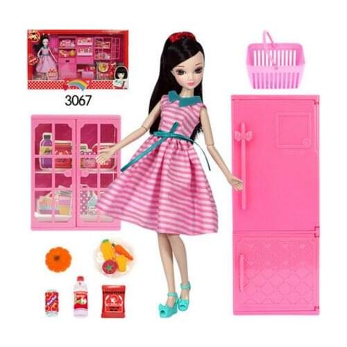 Kurhn Dolls For Girl Toys Fashion Furniture Combination Joints Doll Children Toys Gift #3067