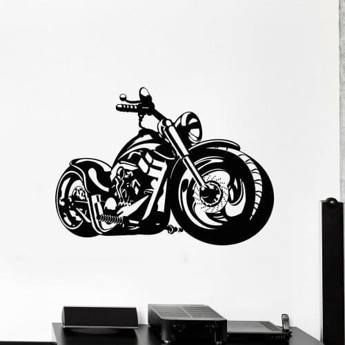 Motorcycle Wall Decal Garage Home Decoration Bike Sport Extreme Sports Vinyl Wall Stickers Living Room Art Decorative Z480