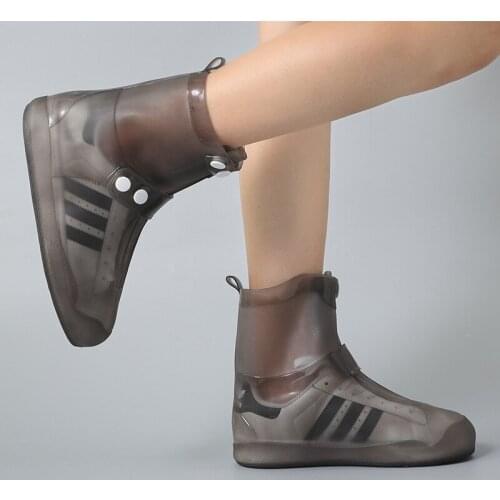 Boots Waterproof Shoe Cover Silicone Material Unisex Shoes Protectors Rain Boots Indoor Outdoor Rainy Days Reusable Boots Women
