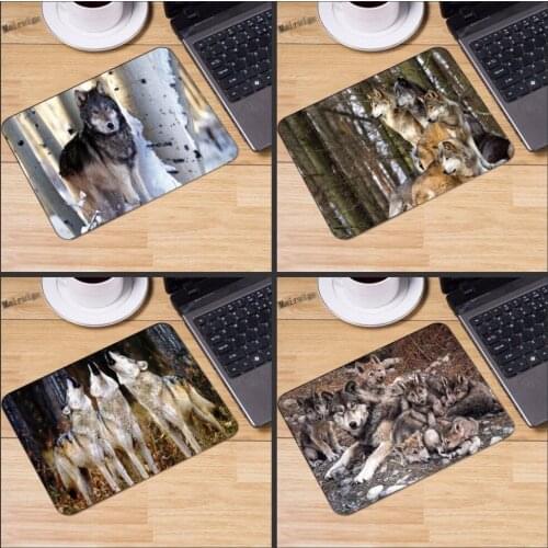Mairuige wholesale cute Wolf Control speed Game keyboard Rubber mouse laptop brand game mouse pad players notebook mouse pad