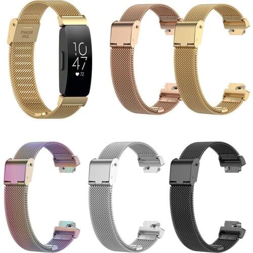 Hot Sale Adjustable Stainless Steel Watch Band Wrist Strap for Fitbit Inspire HR/ACE2