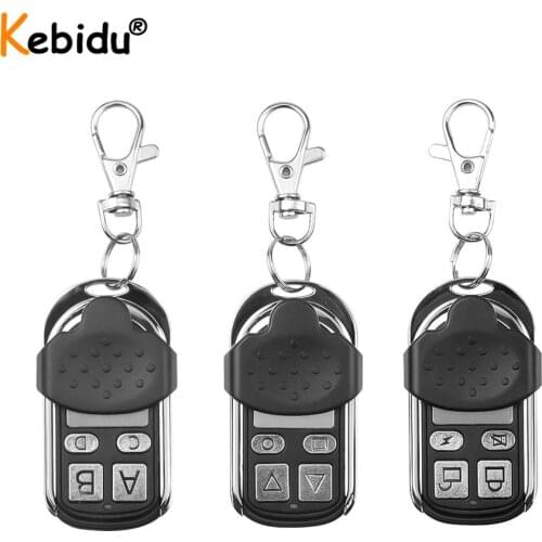 KEBIDU Replacement 433Mhz Clone Remote Control For Garage Gate Cloning Copy Code RF Transmitter Duplicator For Automatic Door