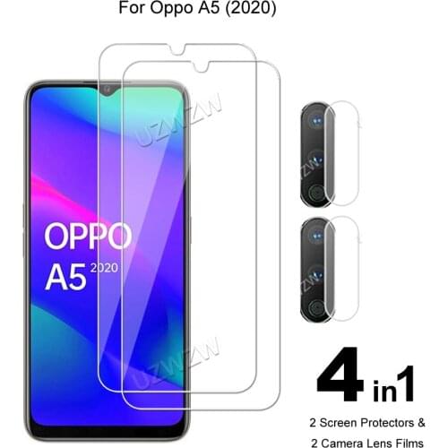 For Oppo A5 (2020) Camera Lens Film Protective Glass Screen Protector Guard Tempered Glass