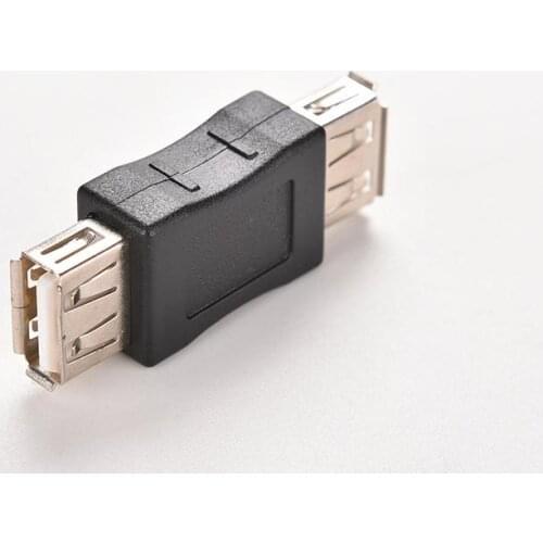 1Pcs USB 2.0 Type Plug A Female to Female USB Cable Adapter Coupler Gender Changer Connector For PC Computer Multimedia