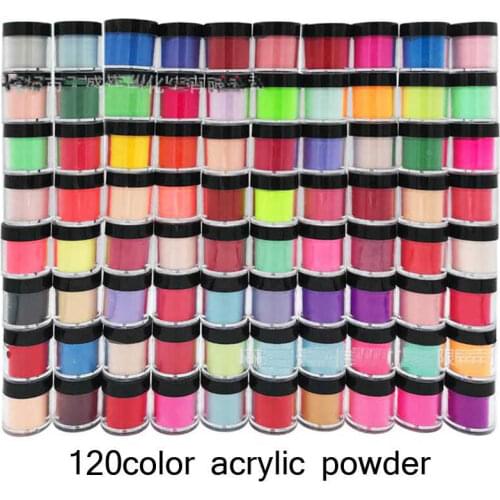 1Jar Acrylic Powder 90 Colors Carving Crystal Polymer 3D Nail Art Crystal Powders Builder Gel Tips Builder for Manicure TDIP-2TH
