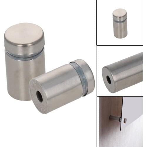 MroMax 2/5/10pcs Hot Advertising Nail Silver Color 16*25/16*30/16*40/16*50mm Hard Mounting Fastener Stainless Steel Glass Nails