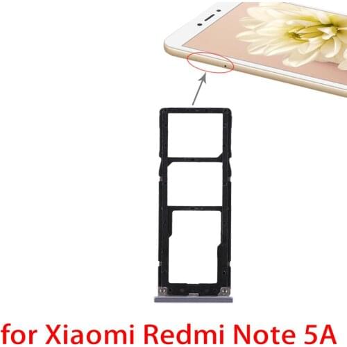 2 SIM Card Tray + Micro SD Card Tray for Xiaomi Redmi Note 5A