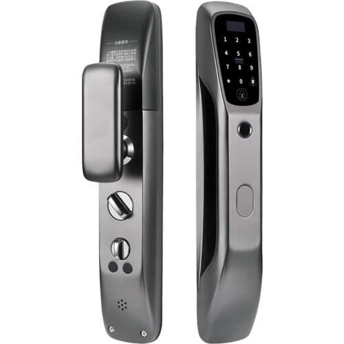 2020 Electric Smart Door Lock Fingerprint FPC Biometric Semiconductor Sensor with Micro USB Charging Port Doorbell Alarm Battery