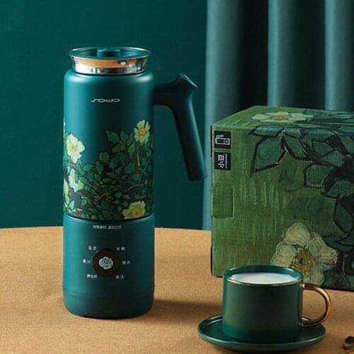 220V Soymilk Maker Split Type Electric Juicer Blender Multi-cooker Breakfast Supplement Machine Soya Bean Milk Filter-free 300ml