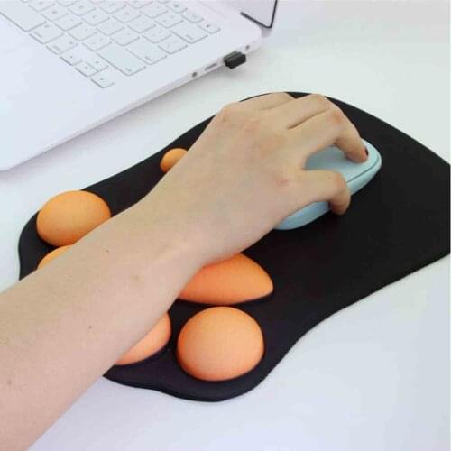 3D Mouse Pad with Wrist Support Cat Paw Soft Silicone Wrist Rests Wrist Cushion comfort Polsband for Laptop Computer new