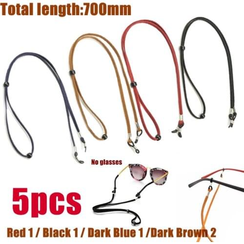 5PCS Sunglasses Strap String Sport Lanyard Holder Straps Neck Cord Anti Lose Glasses Rope Adjustable Eyeglass Accessories