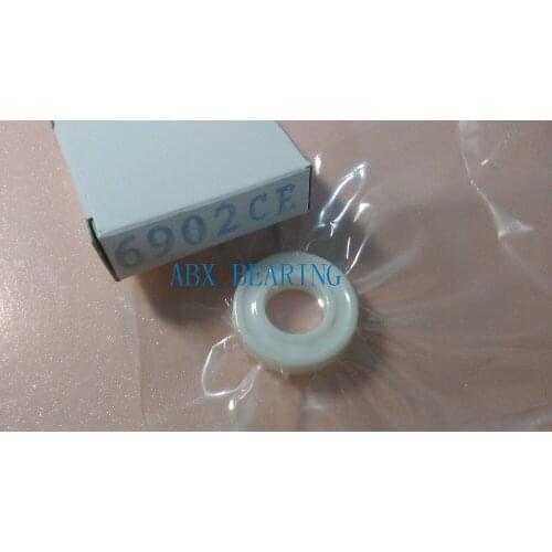 6902-2RS full ZrO2 ceramic deep groove ball bearing 15x28x7mm sealed 6902 61902 shield