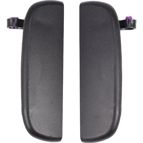 2Pcs Car Black Front Rear Outer Door Handle Exterior Outside Door Open Knob Left Right for Suzuki New Alto