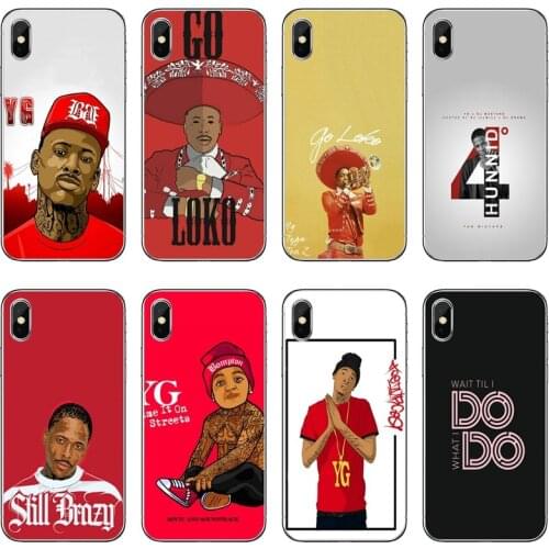 Rapper YG Accessories phone Case For Huawei P30 P20 Pro P10 P9 P8 Lite Y5 Y6 Y7 Y9 P Smart Plus 2018 2019