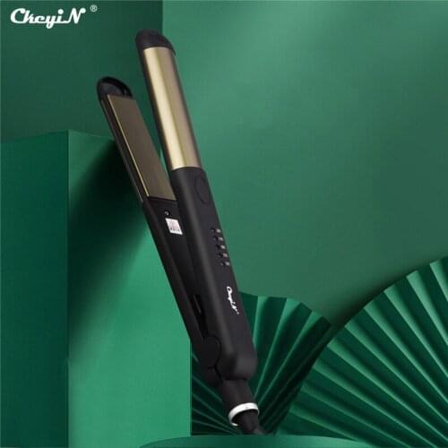 LCD Display 2 In 1 Hair Straightener Flat Iron Hair Curler Portable Hair Straightening Fast Heating Styler Tools Adjustable 50