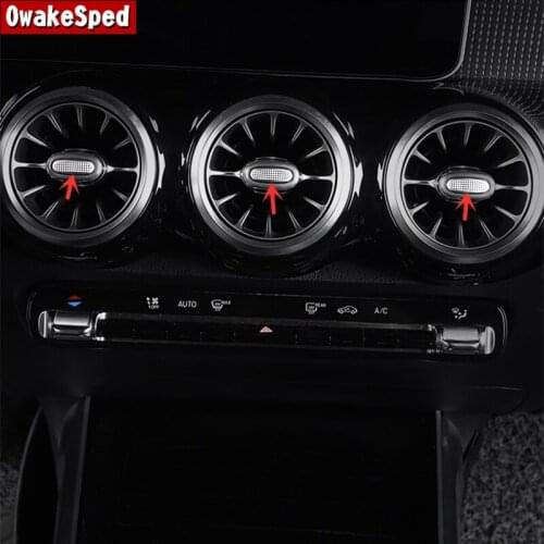 Center Console Air Outlet Decals Decoration Cover Trim For Mercedes Benz GLB X247 GLA H247 CLA C118 A B Class W177 W247
