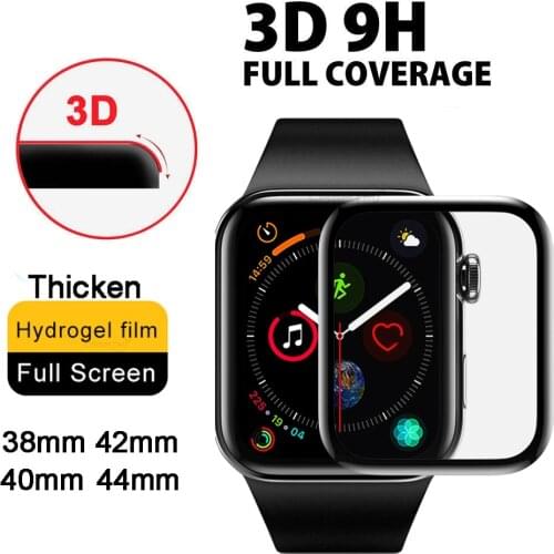 2Pcs/Lot Hydrogel Screen Film Protector For Apple Watch 6 5 4 3 2 Full Coverage Protective Film For Iwatch 6 40MM 44MM 38MM 42M