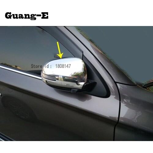 Car Sticker Decoration Cover Rear View Rearview Side Glass Mirror Cover Trim Frame 2pcs For Mitsubishi Outlander 2016 2017 2018