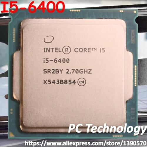 Original Intel Core I5-6400 I5 6400 CPU Quad core 2.7GHz 6MB Cache LGA1151 CPU processor free shipping