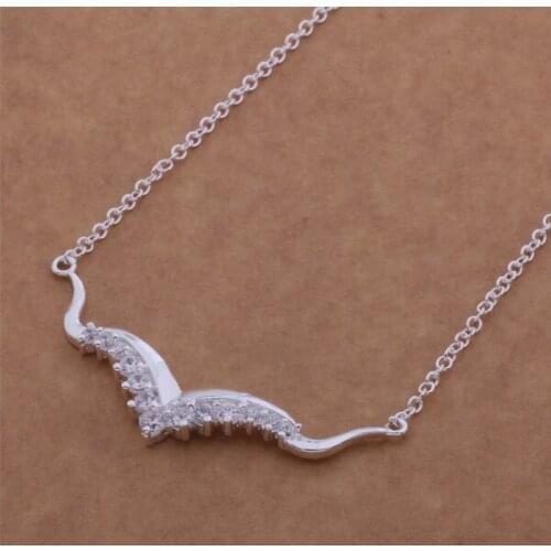 925 sterling silver Necklace, 925 silver fashion jewelry sea mew /daxalsea bolakfsa AN568