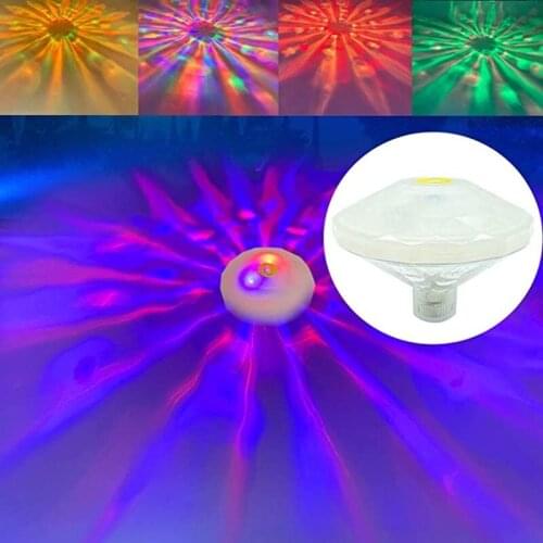 Swimming Pool Floating Lights Underwater Pond Waterproof 7 Modes for Disco Fountain Aquarium Bathtub Party Decorations Baby Toy