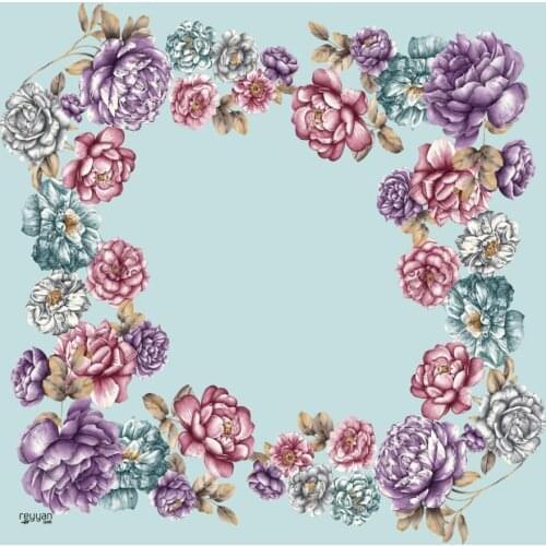 REYYAN SILK HOLLOW OYALIK WRITING PATTERN-16285-RENK-16