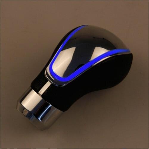 TOUCH MOTION ACTIVATED Blue / Red / White / Changeable LED LIGHT CAR SHIFT KNOB UNIVERSAL SHIFTER GEAR