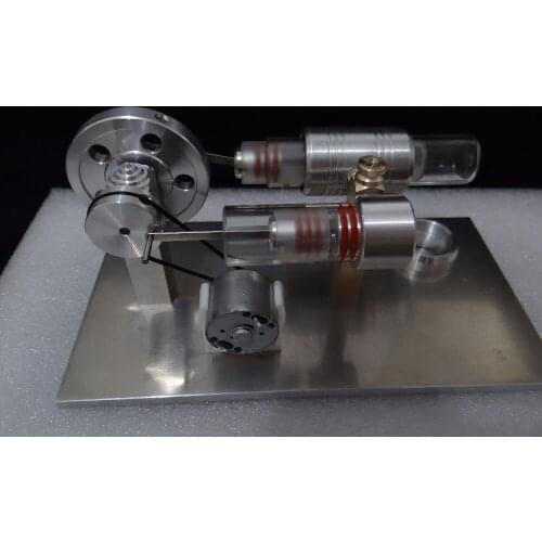 Upgrade Stirling engine model external combustion engine birthday gift DIY mini steam engine model 4-9V free shipping