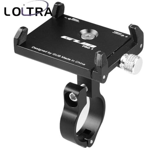 GUB PRO1 Bicycle Mobile Phone Holder Aluminium Alloy For 3.5-6.2inch Smartphone GPS MTB Bike Motorcycle Stand Handlebar Holder