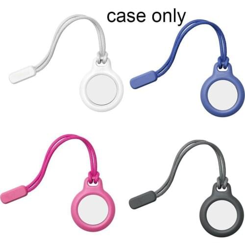 For Apple Airtag Anti-lost Tracker Protective Sleeve Secure Holder with Strap For Airtags Protective Cover